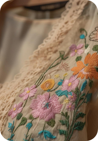 Folded neutral fabrics